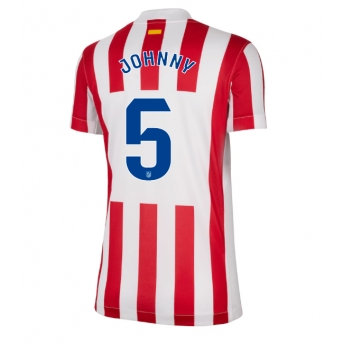 Billige Fotballdrakt Atletico Madrid Johnny Cardoso #5 Replika Hjemmedrakt Dame 2025-26 Kortermet